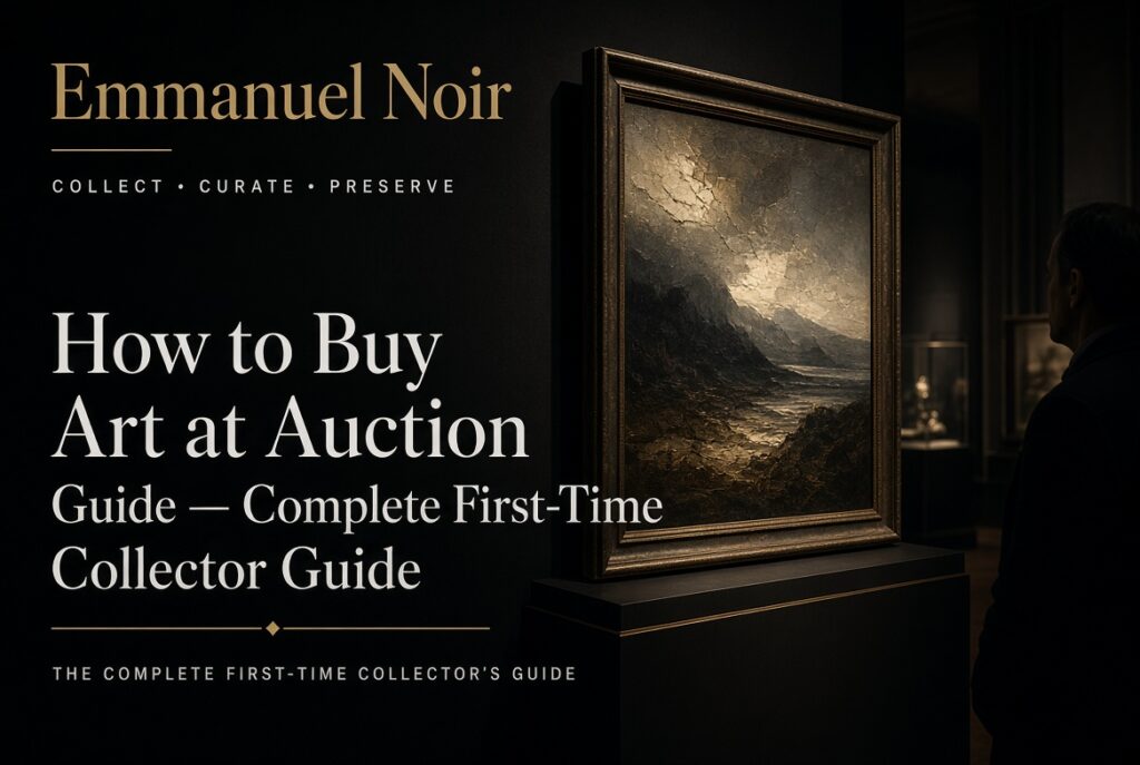 how to buy art at auction