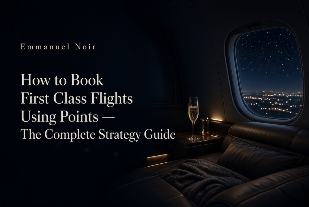 how to book first class with points